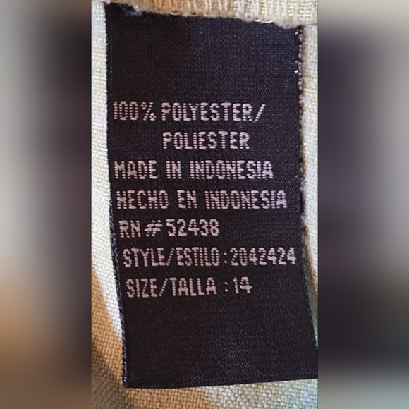 SAG HARBOR DRESS skirt. Size 14 (32×34) - Picture 5 of 5